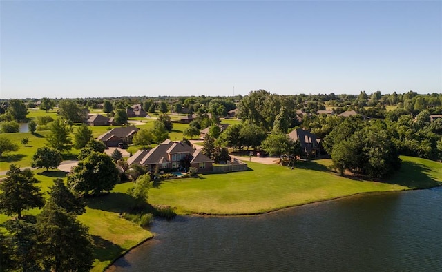 205 W Waterfront Dr, Tuttle, OK 73089 - drone / aerial view of a nearby body of water