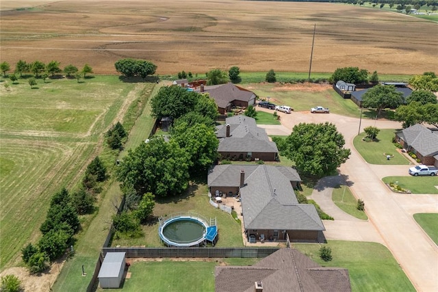 1205 Francis Ln, Kingfisher, OK 73750 - aerial view of property and surrounding area featuring rural landscape