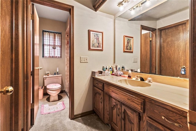 1205 Francis Ln, Kingfisher, OK 73750 - bathroom featuring vanity and toilet