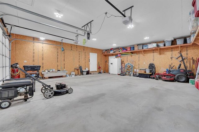 1318 N Cook St, Cordell, OK 73632 - garage with a garage door opener