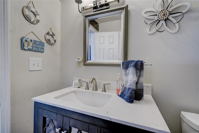 926 Park Cove Ln, Eucha, OK 74342 - bathroom featuring vanity and toilet