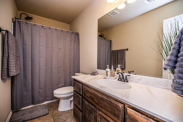12604 William Penn Blvd, Oklahoma City, OK 73103 - bathroom with vanity and curtained shower
