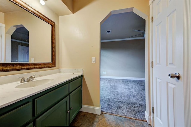 846 Two Forty Pl, Oklahoma City, OK 73139 - bathroom with vanity and baseboards