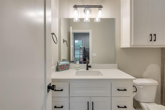 6524 NE 96th Cir, Oklahoma City, OK 73151 - bathroom featuring vanity and toilet