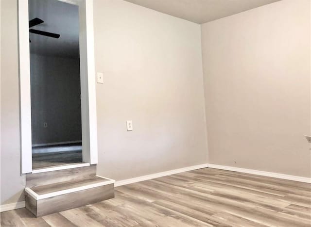 16204 Gaddy Rd, Shawnee, OK 74801 - empty room with baseboards and wood finished floors