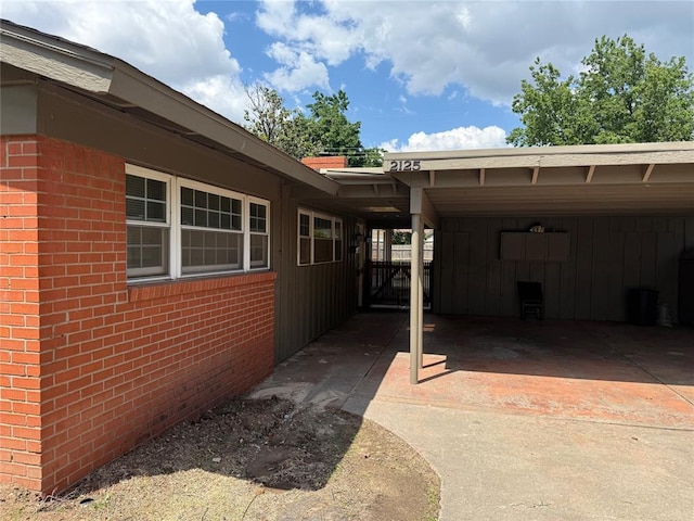 2125 Fremont Dr, The Village, OK 73120 - view of side of home featuring brick siding