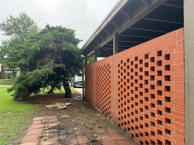 2125 Fremont Dr, The Village, OK 73120 - view of side of home with brick siding