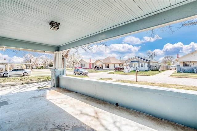 816 W Padon St, Blackwell, OK 74631 - view of patio / terrace with a residential view