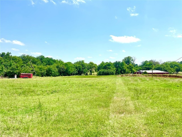 416 E Quail Rd, Chickasha, OK 73018 - view of yard with a view of countryside