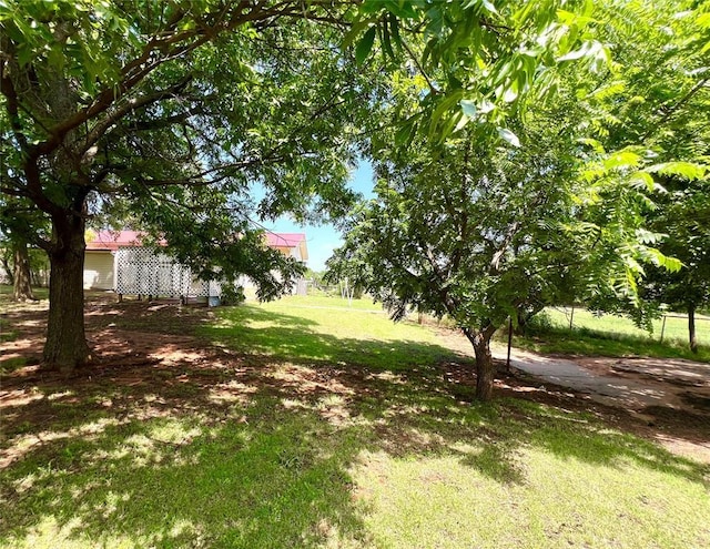 416 E Quail Rd, Chickasha, OK 73018 - view of green lawn