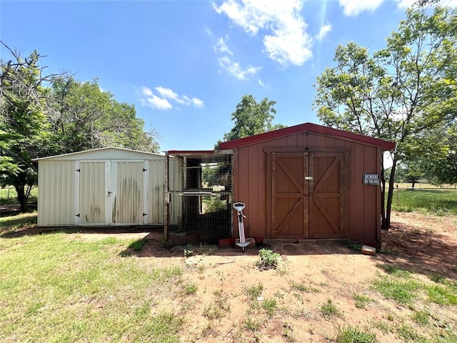 416 E Quail Rd, Chickasha, OK 73018 - view of shed