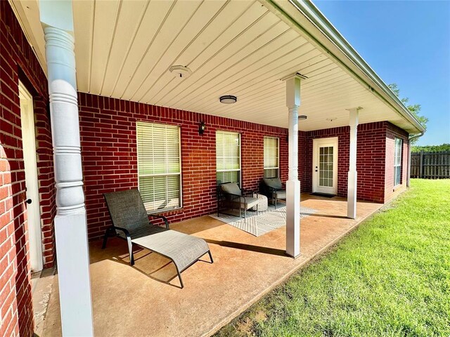 12 Northwood Dr, Shawnee, OK 74804 - view of patio