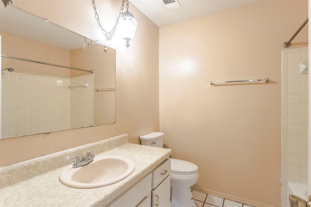 2604 N Ann Arbor Ave Unit 224, Oklahoma City, OK 73127 - full bath with vanity and tile patterned flooring