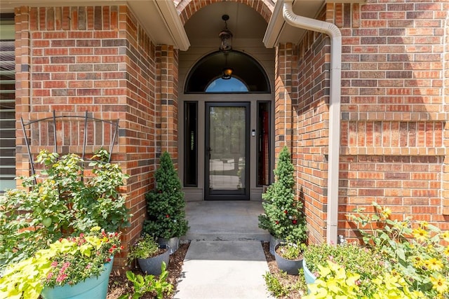 3201 Pinehurst Dr, Norman, OK 73072 - doorway to property with brick siding