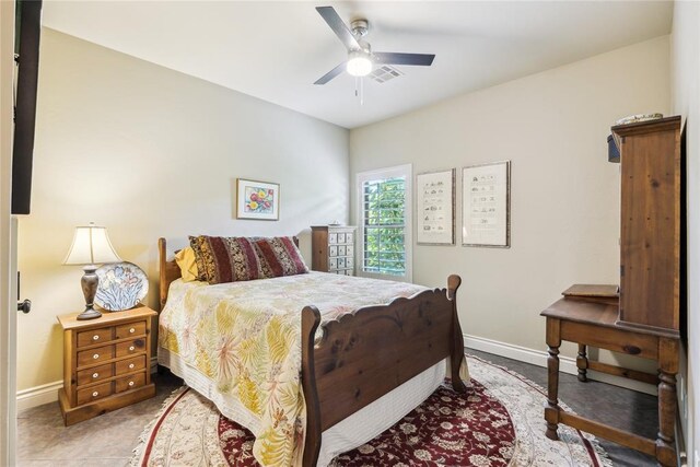 3201 Pinehurst Dr, Norman, OK 73072 - bedroom with baseboards and ceiling fan