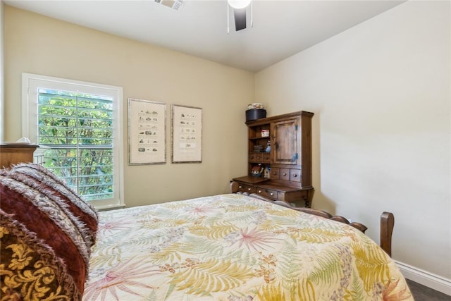 3201 Pinehurst Dr, Norman, OK 73072 - bedroom with a ceiling fan and baseboards