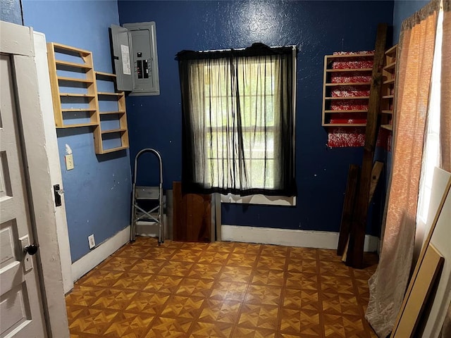 305 N Reimer St, Corn, OK 73024 - empty room with electric panel