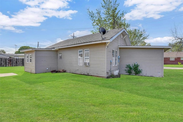 209 E 3rd St, Erick, OK 73645 - back of property with a yard