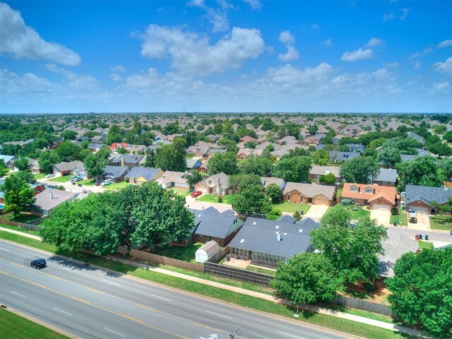 17612 Durbin Park Rd, Edmond, OK 73012 - aerial perspective of suburban area