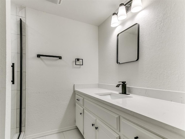 1033 Linn Ln, Yukon, OK 73099 - full bath with vanity and a shower with door