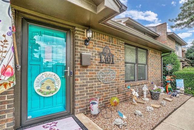 1301 Canterbury Blvd, Altus, OK 73521 - entrance to property featuring brick siding