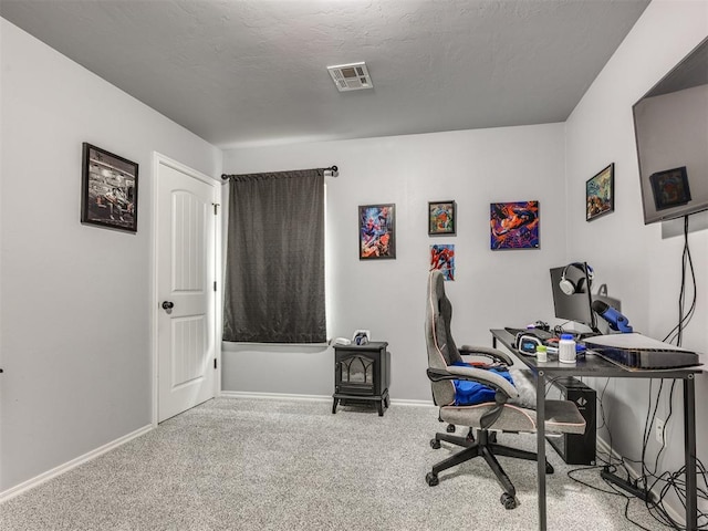 5805 Marblewood Dr, Oklahoma City, OK 73179 - office featuring carpet and baseboards