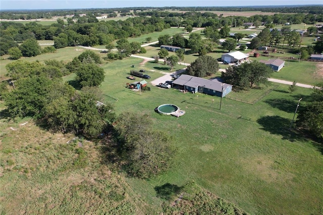 513 E Monroe St, Maud, OK 74854 - aerial view of property and surrounding area