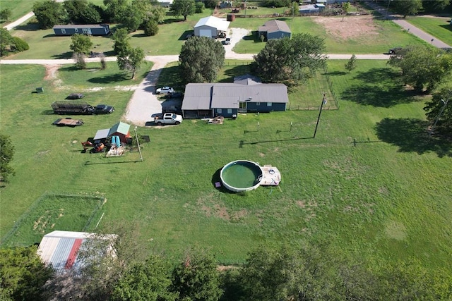 513 E Monroe St, Maud, OK 74854 - aerial overview of property's location