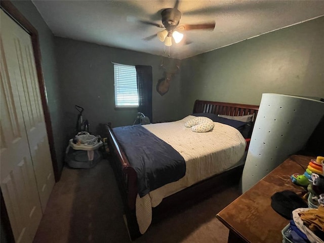 513 E Monroe St, Maud, OK 74854 - bedroom featuring ceiling fan