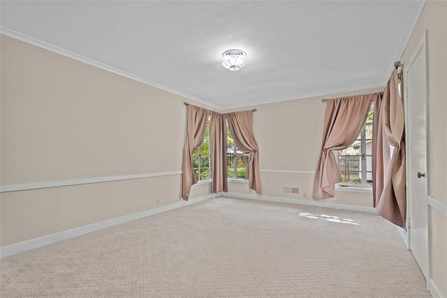 1616 SW 6th Ave, Ardmore, OK 73401 - carpeted empty room with ornamental molding and baseboards