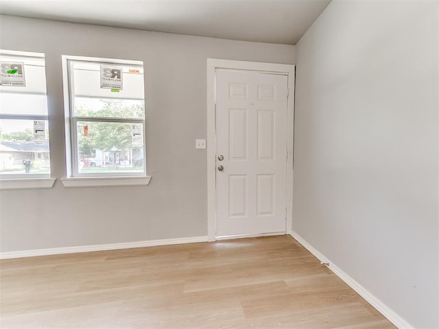 3522 SW 39th St, Oklahoma City, OK 73119 - foyer entrance with light wood-type flooring and baseboards