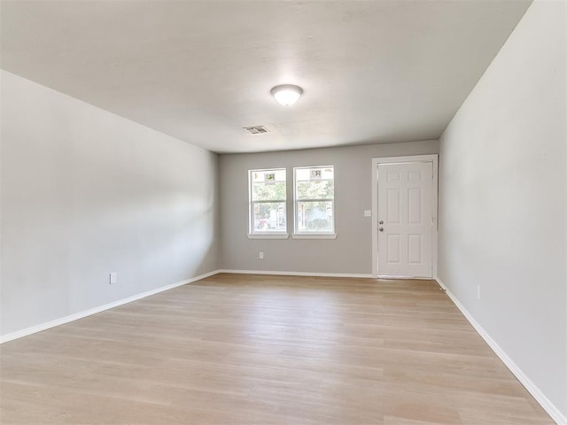 3522 SW 39th St, Oklahoma City, OK 73119 - unfurnished room featuring light wood finished floors and baseboards