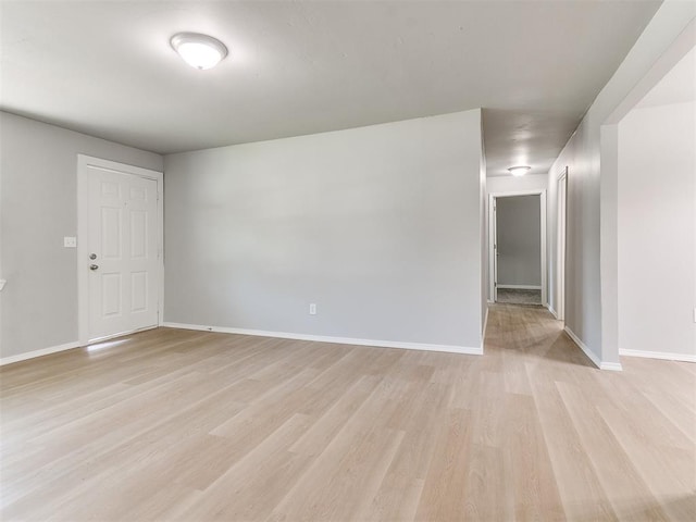 3522 SW 39th St, Oklahoma City, OK 73119 - empty room featuring light wood-type flooring and baseboards