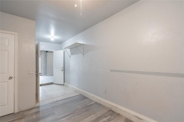 1217 SW 18th St, Oklahoma City, OK 73109 - unfurnished room featuring wood finished floors and baseboards