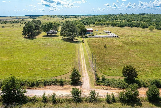 106049 N 3855-1 Rd, Weleetka, OK 74880 - aerial view of sparsely populated area