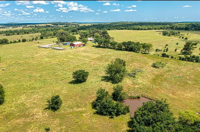 106049 N 3855-1 Rd, Weleetka, OK 74880 - aerial view of sparsely populated area