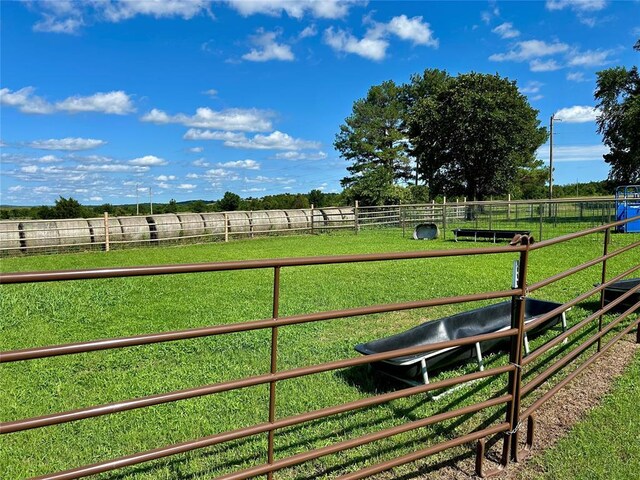 106049 N 3855-1 Rd, Weleetka, OK 74880 - view of yard with a view of rural / pastoral area