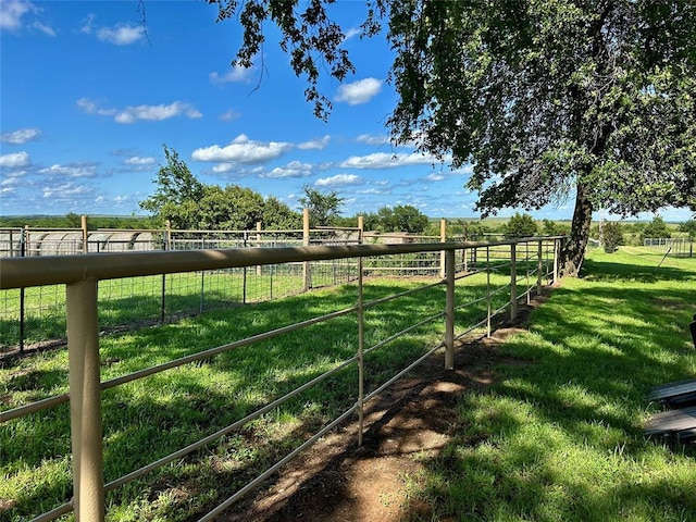 106049 N 3855-1 Rd, Weleetka, OK 74880 - view of yard with a rural view