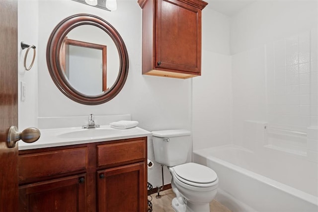 709 S Greengate Dr, Yukon, OK 73099 - bathroom featuring vanity and bathtub / shower combination