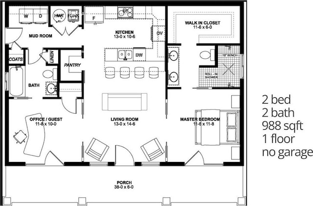 1323 NW 2nd St, Oklahoma City, OK 73106 - room layout