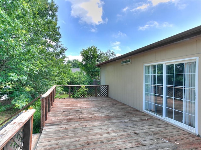 12325 Spring Meadows Rd, Yukon, OK 73099 - view of wooden deck