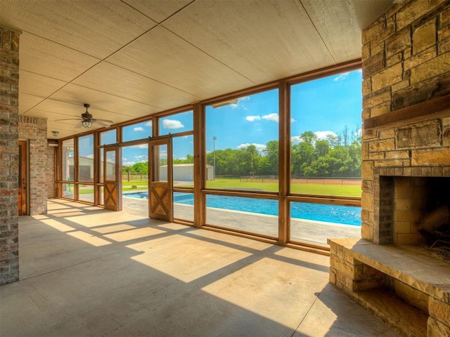 5021 SE 12th Ave, Washington, OK 73093 - unfurnished sunroom featuring healthy amount of natural light