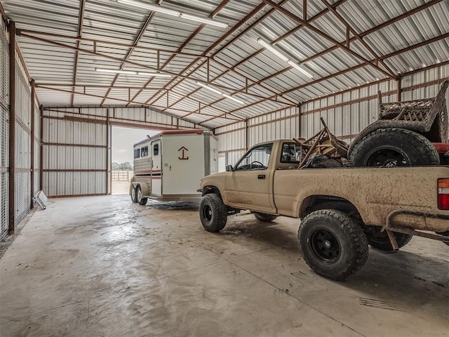 5021 SE 12th Ave, Washington, OK 73093 - garage with metal wall