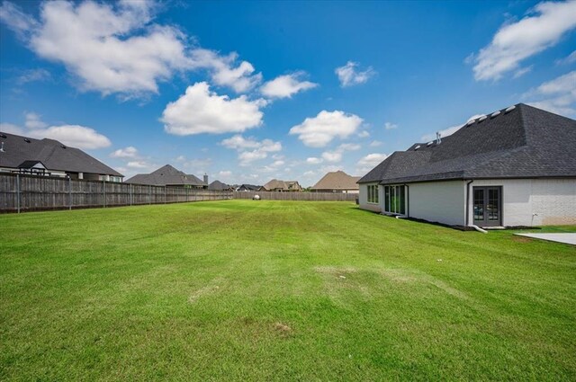1049 Dorsi Way, Newcastle, OK 73065 - view of yard featuring french doors and a residential view