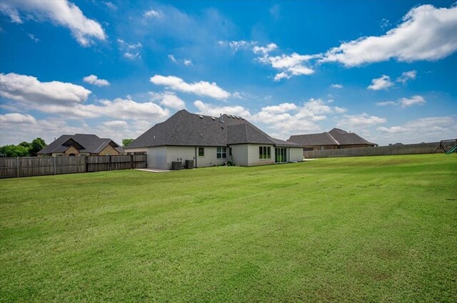 1049 Dorsi Way, Newcastle, OK 73065 - rear view of property with central air condition unit