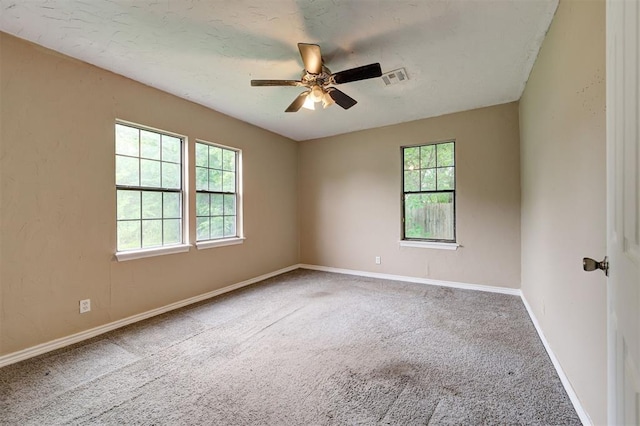 4110 SE 11th St, Oklahoma City, OK 73115 - empty room with carpet and ceiling fan