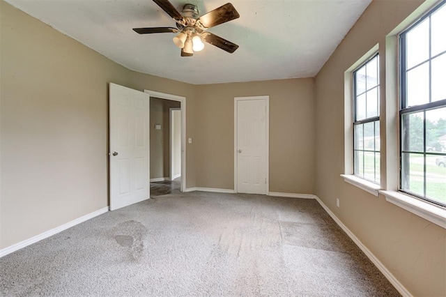 4110 SE 11th St, Oklahoma City, OK 73115 - unfurnished bedroom with carpet flooring and a ceiling fan