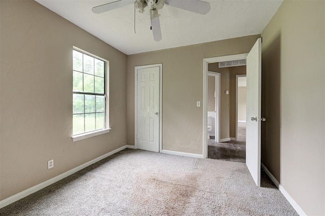 4110 SE 11th St, Oklahoma City, OK 73115 - unfurnished bedroom featuring carpet and ceiling fan