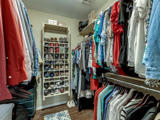 1816 Concord Pl, Norman, OK 73071 - walk in closet with wood finish floors