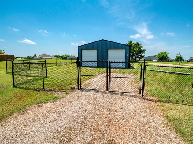 866 County St Unit 2922, Tuttle, OK 73089 - gate with an outbuilding
